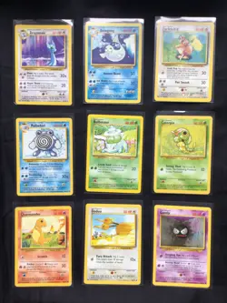 Pokemon Cards: Base Set 24 Card Non-Holo Lot - Image 1