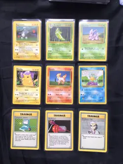 Pokemon Cards: Base Set 24 Card Non-Holo Lot - Image 3