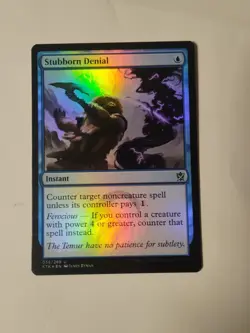 Stubborn Denial Khans of Tarkir FOIL Magic The Gathering MTG Card - Image 3