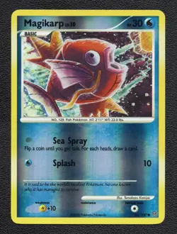 Magikarp LV.10 65/100 Reverse Holo DP Stormfront 2008 Pokemon Card NM - Image 1
