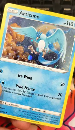 Articuno 036/195 Silver Tempest Cosmos Holo Swirl TCG Pokemon Card - Image 4