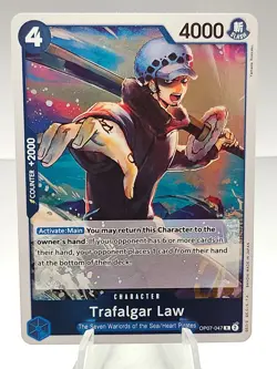 Trafalgar Law OP07-047 R 500 Years in the Future One Piece Card TCG English - Image 1