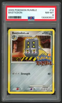 Pokemon Cards - PSA 8 Bastiodon 14/16 - Pokemon Rumble Holo - MINT - PSA9 - Image 1