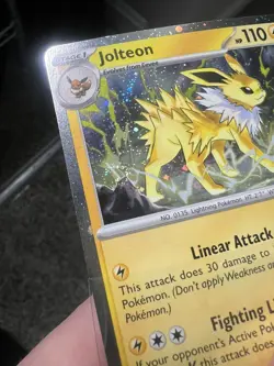 *SWIRL* Jolteon - (Cosmos Holo) Rare SV: Scarlet & Violet Promo Cards 169 NM - Image 2