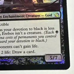 Erebos, God of the Dead 85/249 Mythic Rare FOIL Theros Magic the Gathering LP - Image 5