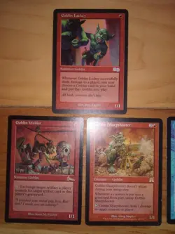 MTG Magic Goblin Lackey x1 & Goblin Welder x1 & Goblin Sharpshooter x1 MP - Image 1