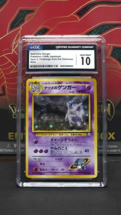 Sabrinas Gengar Pokemon(1998) Japanese Gym 2 Challenge From The Dark Holo CGC 10 - Image 1
