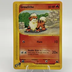 Pokemon Card - Growlithe Skyridge 62/144 Non Holo - Image 1