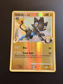 Pokemon Luxray GL 9/111 Holo Rare Reverse Holo Platinum Rising Rivals NM - Image 1
