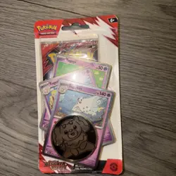 Pokemon Destined Rivals Checklane Blister Pack Togekiss Triple Promo New - Image 2