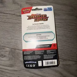 Pokemon Destined Rivals Checklane Blister Pack Togekiss Triple Promo New - Image 5