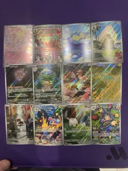 Pokemon SV IR Lot, NM/M - 12 Cards (From Scarlet And Violet Era) Illustrations - Image 1