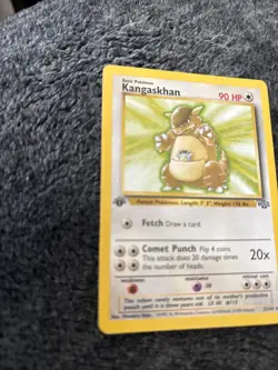Pokemon TCG Kangaskhan Jungle 1st Edition Non-Holo Card 21/64 LP - Image 4
