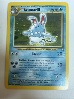 Pokemon Azumarill 2/111 Neo Genesis Holo Rare - Image 1