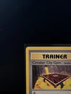 Cinnabar City Gym 1st Edition Trainer Card 113/132 Gym Challenge Pokemon Card - Image 2