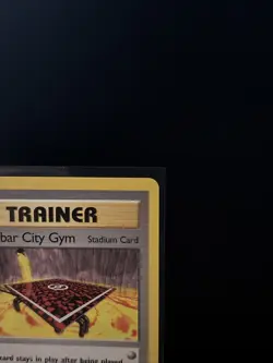Cinnabar City Gym 1st Edition Trainer Card 113/132 Gym Challenge Pokemon Card - Image 3