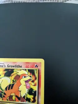 BLAINE'S GROWLITHE 62/132 1ST ED - GYM CHALLENGE - POKEMON CARD - Image 4
