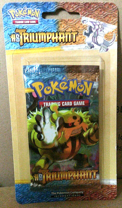POKEMON HS TRIUMPHANT blister booster PACK Brand New *Factory Sealed* - Image 1