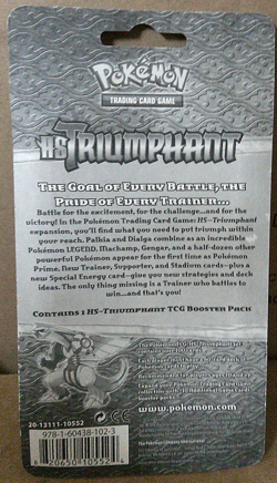 POKEMON HS TRIUMPHANT blister booster PACK Brand New *Factory Sealed* - Image 2
