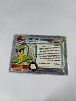 2000 Topps Pokemon TV Animation Series Black Logo #71 Victreebell - Image 5