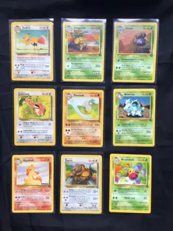 Pokemon Cards: Jungle 21 Card Non-Holo Lot - Image 1