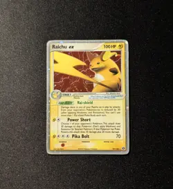 Pokemon EX EMERALD - #97/106 Raichu ex - Ultra Rare Holo - ENG - Damaged - Image 3
