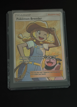Pokemon TCG Shining Legends Pokemon Breeder 73/73 Full Art Trainer M/NM - Image 3