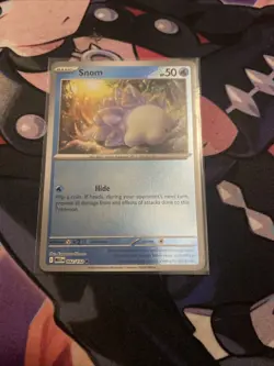 Snom 042/132 Holo Mega Evolution Pokemon TCG NM - Image 1