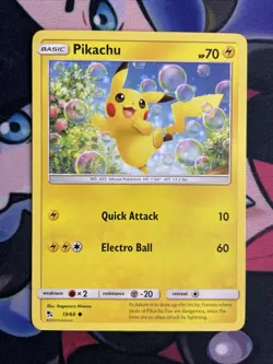Pikachu - 19/68 Hidden Fates - Pokemon TCG - 2019 Nm - Image 1