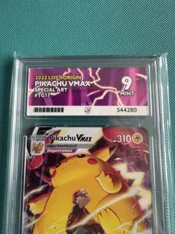 Pokemon TCG Pikachu vmax lost origins special art TG17 ACE 9 Mint! - Image 2
