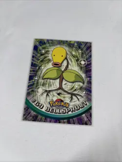 2000 Topps Pokemon TV Animation Series Black Logo #69 Bellsprout - Image 1