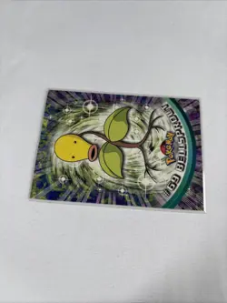 2000 Topps Pokemon TV Animation Series Black Logo #69 Bellsprout - Image 4
