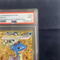 LAPRAS EX #164 BLACK STAR PROMO TERAPAGOS EX UL PREM COLL 2024 POKEMON SVP PSA 9 - Image 3