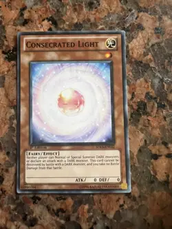 Yu-Gi-Oh! TCG Consecrated Light Lost Sanctuary SDLS-EN022 1st Edition Common - Image 1