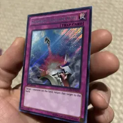 Yu-Gi-Oh Compulsory Evacuation Device LCJW-EN295 1st Edition Secret Rare - Image 2