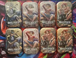 One Piece Card Game Mini-Tin Pack Set Vol.2 LOT OF 8 NEW & SEALED FREE SHIPPING - Image 1