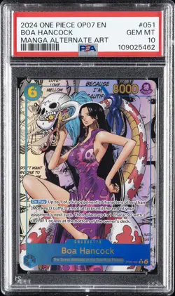 2024 ONE PIECE OP07-500 YEARS IN THE FUTURE #051 BOA HANCOCK PSA 10 - Image 1