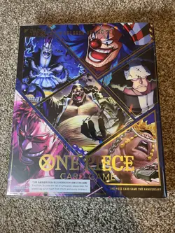 One Piece Card Game Seven Warlords 2nd Anniversary Binder Sealed (No Cards) - Image 1