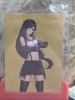 Tifa, Martial Artist Art Card (Gold-Stamped Planeswalker Symbol) Art Series:... - Image 1
