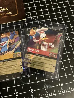 Disney LorcanaStitch Rapunzel Donald Duck EPCOT Promo Cards Set And Book - Image 4