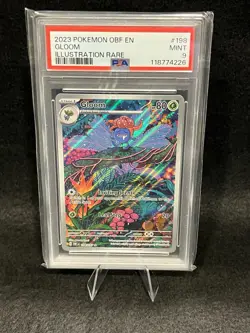 Pokemon TCG Obsidian Flames Gloom 198/197 Full Art Illustration Rare Holo Card - Image 1