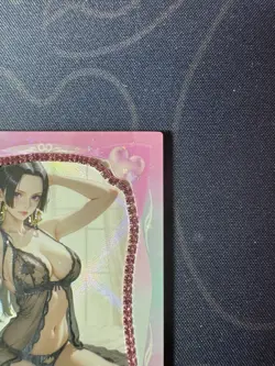 Goddess Bikini Hancock Pink Diamond Thick Card Waifu Doujin One Piece Full Art - Image 3