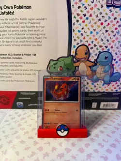 Pokemon 151 Starter Set (Lot Of 3 Cards) Poster Collection Holo Promos cards - Image 4