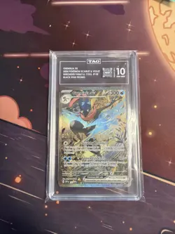 Greninja ex 132 Sv: Scarlet & Violet Promo Cards Holo TAG Graded 10 - Image 1