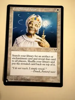 MTG Magic the Gathering Enlightened Tutor The List NM - Image 1