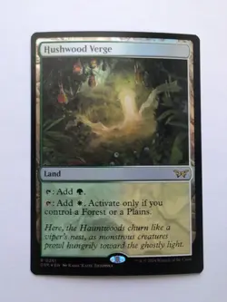 MTG Hushwood Verge (DSK) Duskmourn: House of Horror Foil Rare 261 - Image 1