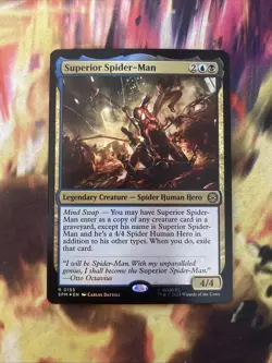 Spider-Man Magic the Gathering Superior Spider Man Foil 0155 Rare - Image 1