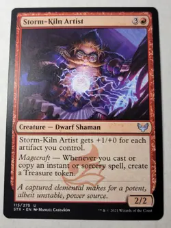 Storm-Kiln Artist Strixhaven Regular STX 115 mtg NM/M - Image 1