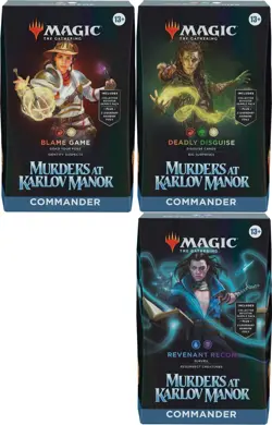 MtG: Murders Karlov Manor Commander Blame Game, Deadly Disguise & Revenant Recon - Image 1