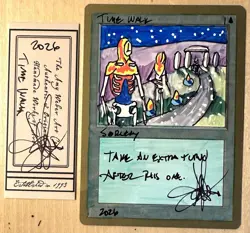 MTG Time Walk Altered Brussels World Championships Amy WEBER - Image 1